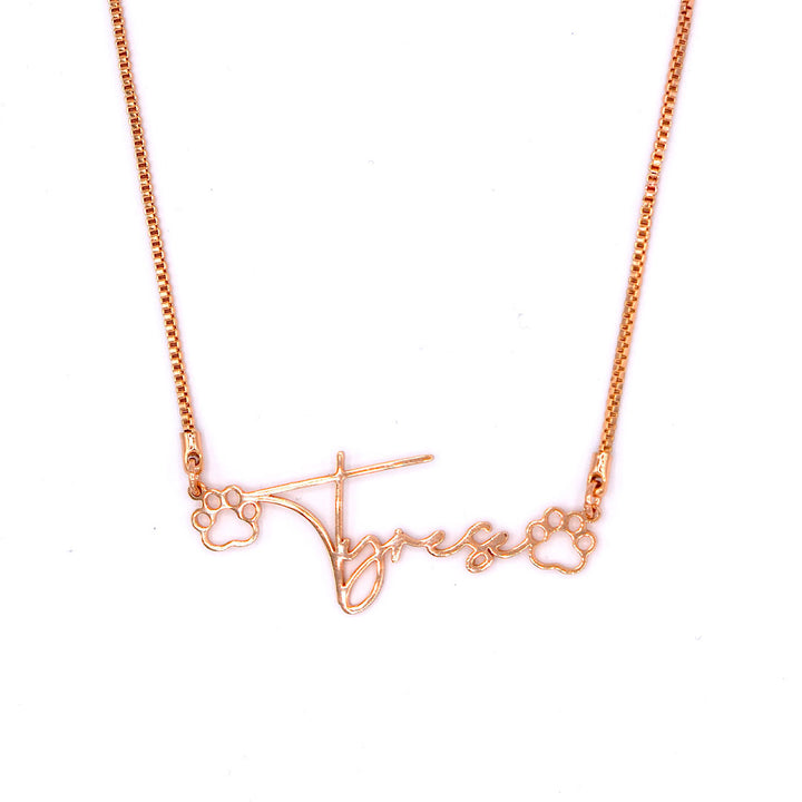 Script Name Necklace