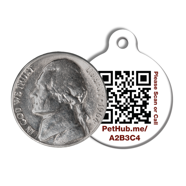 QR ID Pet Tag - Dog/Cat Is Good: Love Chino