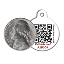 FINAL SALE: Basic Aluminum QR ID Pet Tag