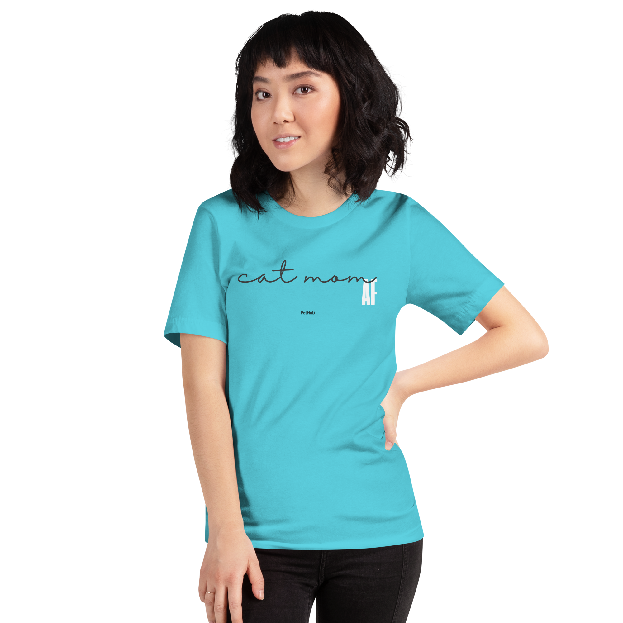 Cat Mom AF - Unisex T-Shirt