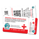QR Pet Identification: Wallet & Keychain Card
