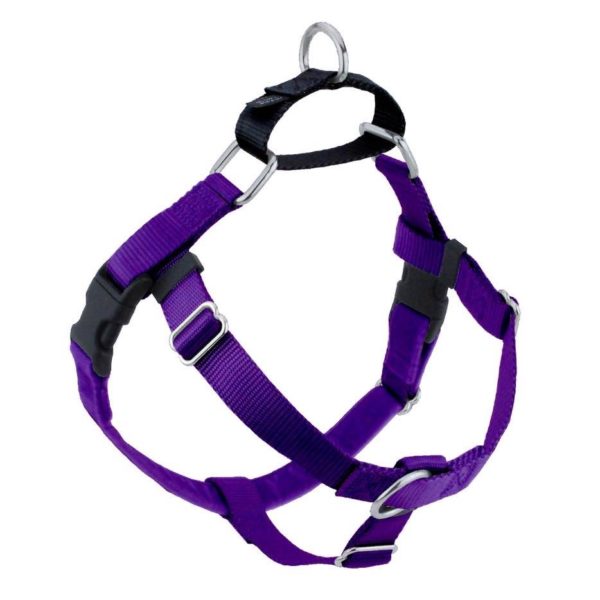 Purple Freedom No-Pull Dog Harness