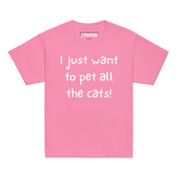 I Just Want to Pet All the Cats! - Youth T-Shirt