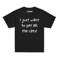 I Just Want to Pet All the Cats! - Youth T-Shirt