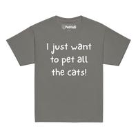 I Just Want to Pet All the Cats! - Youth T-Shirt