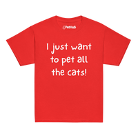 I Just Want to Pet All the Cats! - Youth T-Shirt